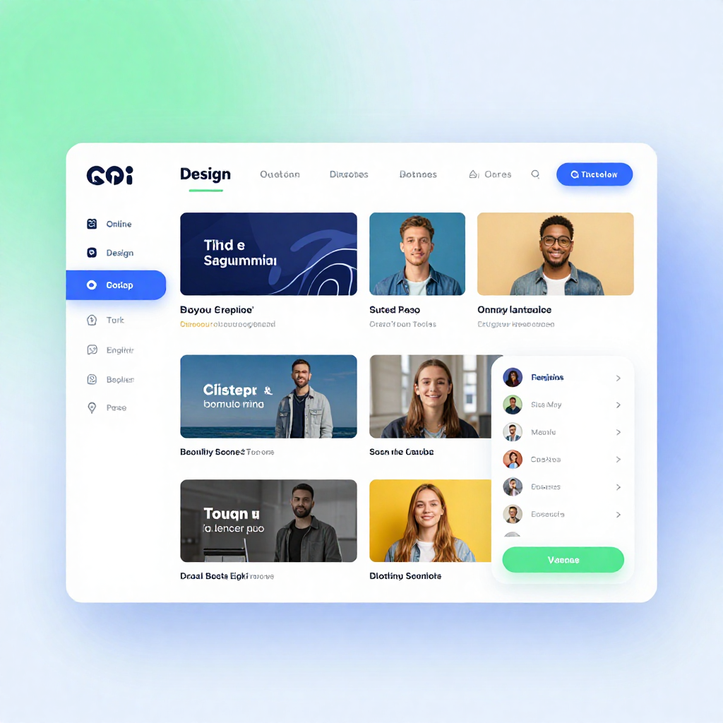 Advisor guiding a student through design feedback